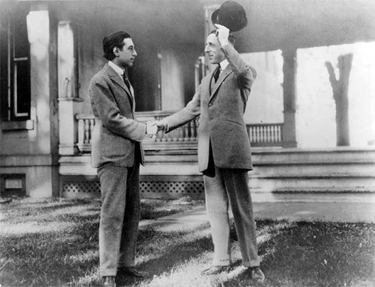 Abel Gance salué par David W. Griffith